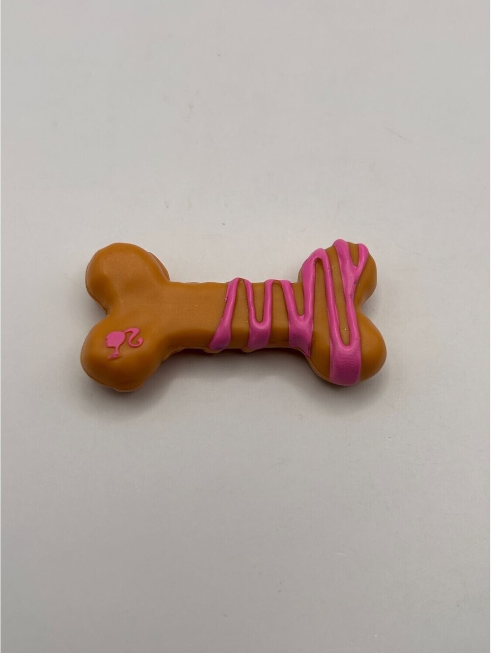 Barbie Just Play Pet Toy Dog Bone Treat Pink Drizzle Silhouette Logo Role Play